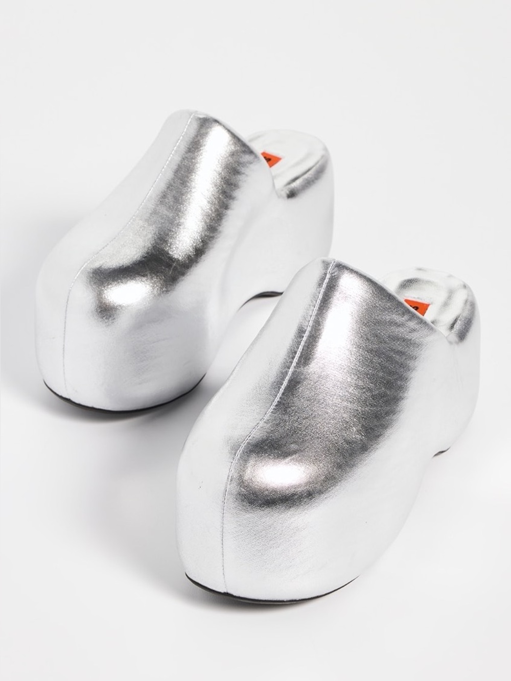 Simon Miller Platform Bubble Clogs Silver  Size 36 US Size 6 $455